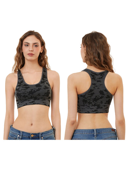 Women's Camo Crop Tank Top