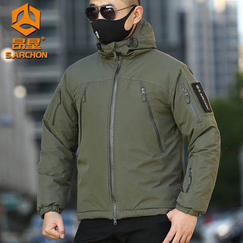 Men's Tactical Camo Jacket: Windproof, Waterproof, Softshell Coat