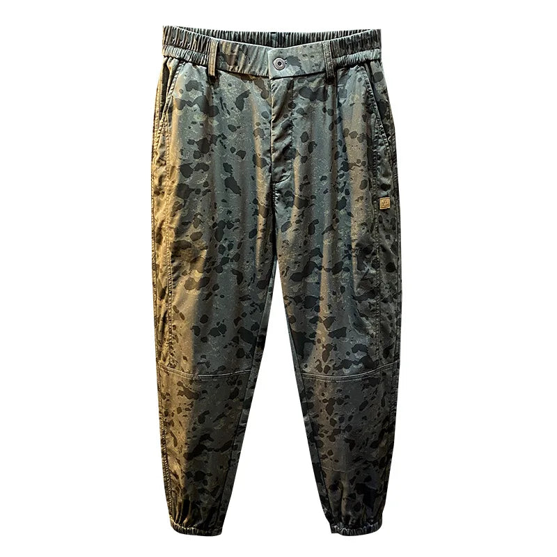 Loose Fit Camo Harem Pants: Breathable & All-Matching for Men