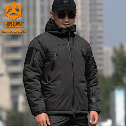 Men's Tactical Camo Jacket: Windproof, Waterproof, Softshell Coat