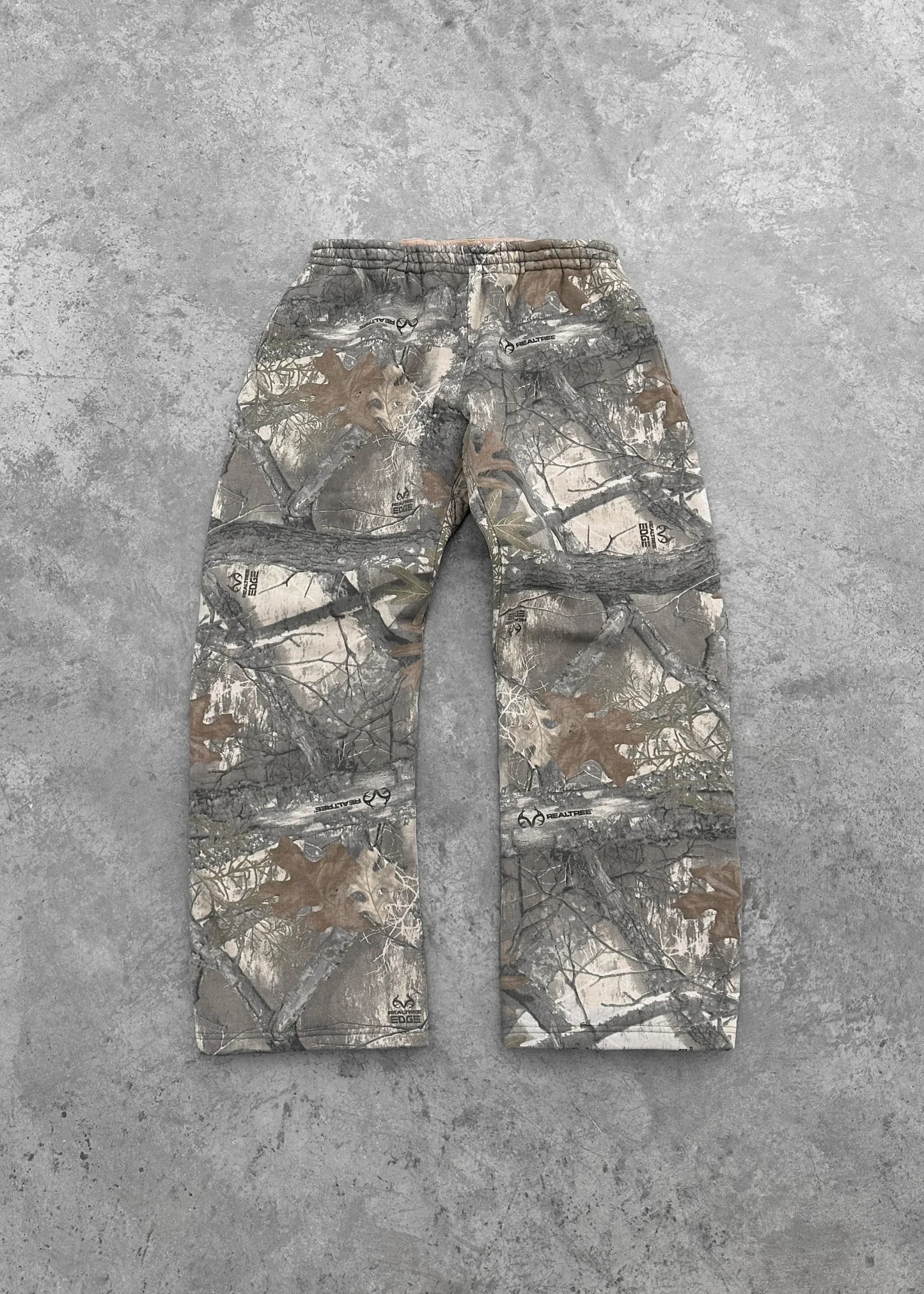 Retro Camo Streetwear Hoodie & Sweatpants Wide-Leg Set