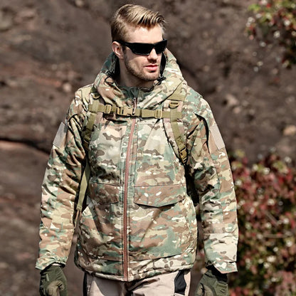 Men's Winter Hunting Jacket: Tactical, Waterproof, Insulated Camo