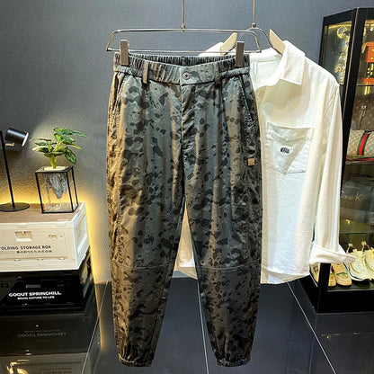 Loose Fit Camo Harem Pants: Breathable & All-Matching for Men