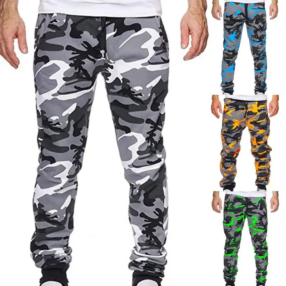 Casual Cargo Pants Colorful Elastic Waist Cargo Pants