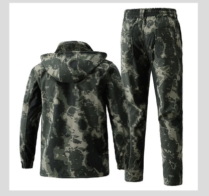 Men's Winter Camo Jacket: Velvet, Waterproof, Outdoor Sports Coat