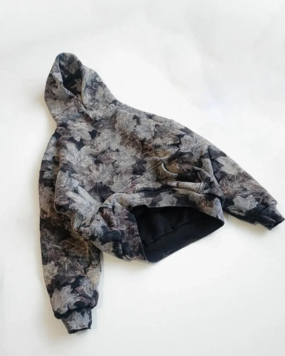 Y2K Oversized Camo Hoodie – Retro Harajuku Hip Hop Style