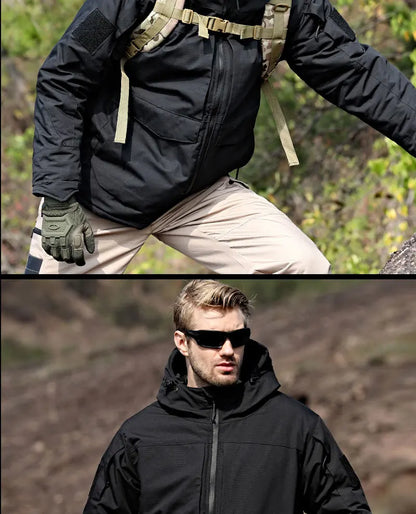 Men's Winter Hunting Jacket: Tactical, Waterproof, Insulated Camo