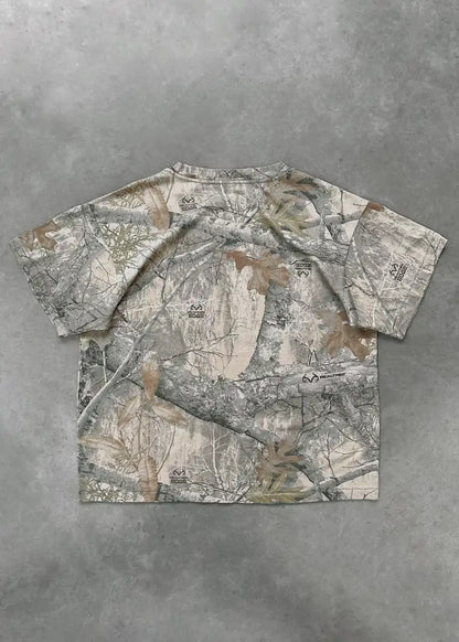 Camo Print T-Shirt | Unisex Retro Harajuku Summer Streetwear