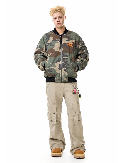 Camo Puffer Coat | Warm Thickened Jacket for Men & Women