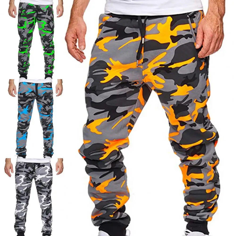 Casual Cargo Pants Colorful Elastic Waist Cargo Pants