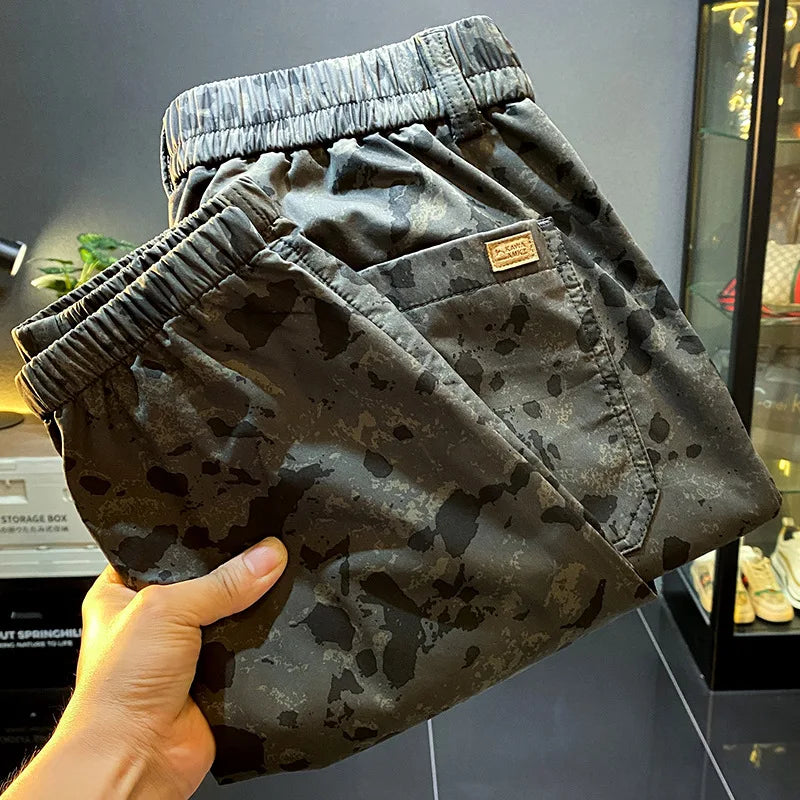 Loose Fit Camo Harem Pants: Breathable & All-Matching for Men