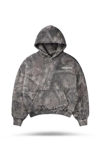 High Street Oversized Camo Hoodie – Y2K Retro Vintage Streetwear