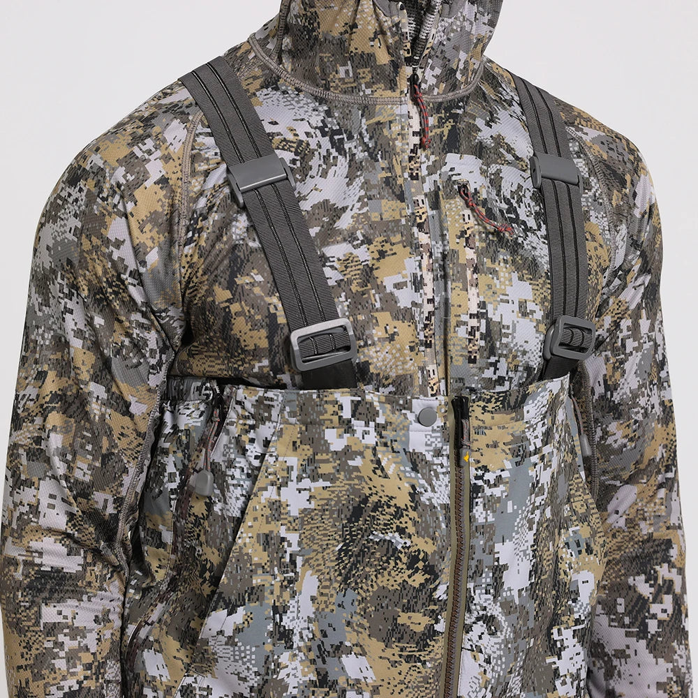 Men's Bib Winter Camo Overalls: Insulated Hunting Pants