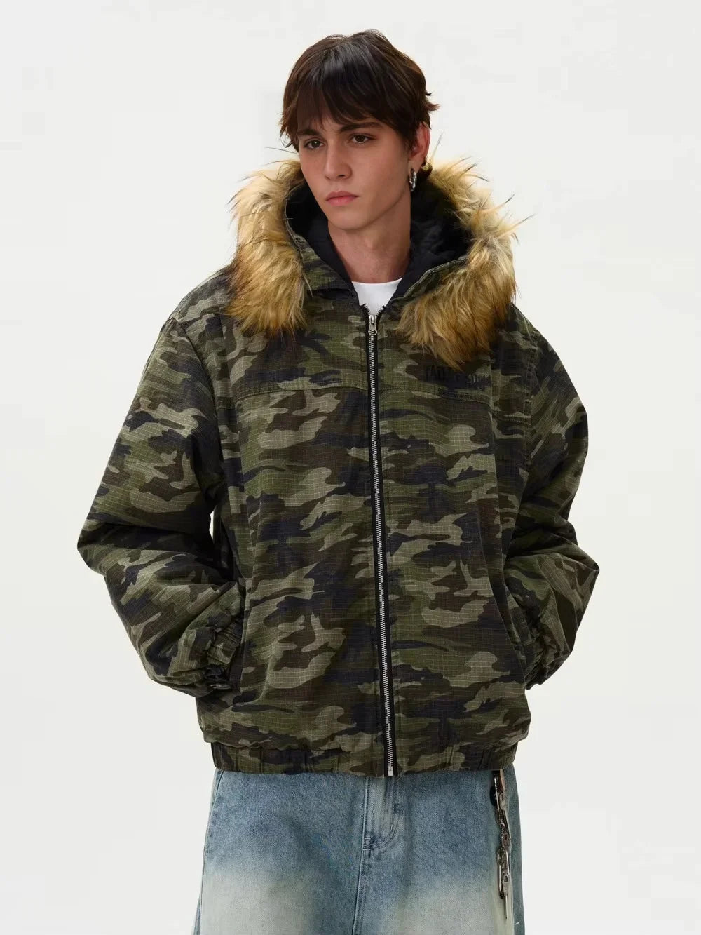 Tung Sung American Camo Flight Puffer Jacket | Retro