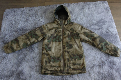 Men's Winter Hunting Jacket: Heavyweight Cotton, Windproof Camo