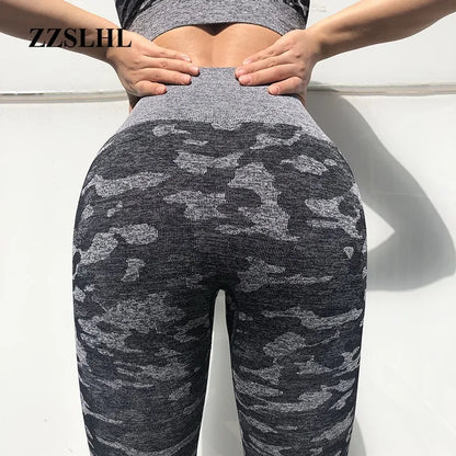 Grey Camo Leggings Chic