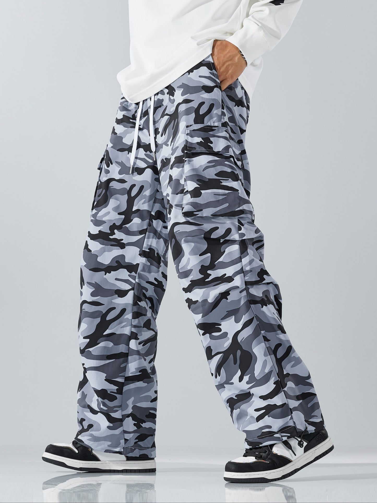 Camo Cargo Pants for Men | Slight Stretch, Regular Length