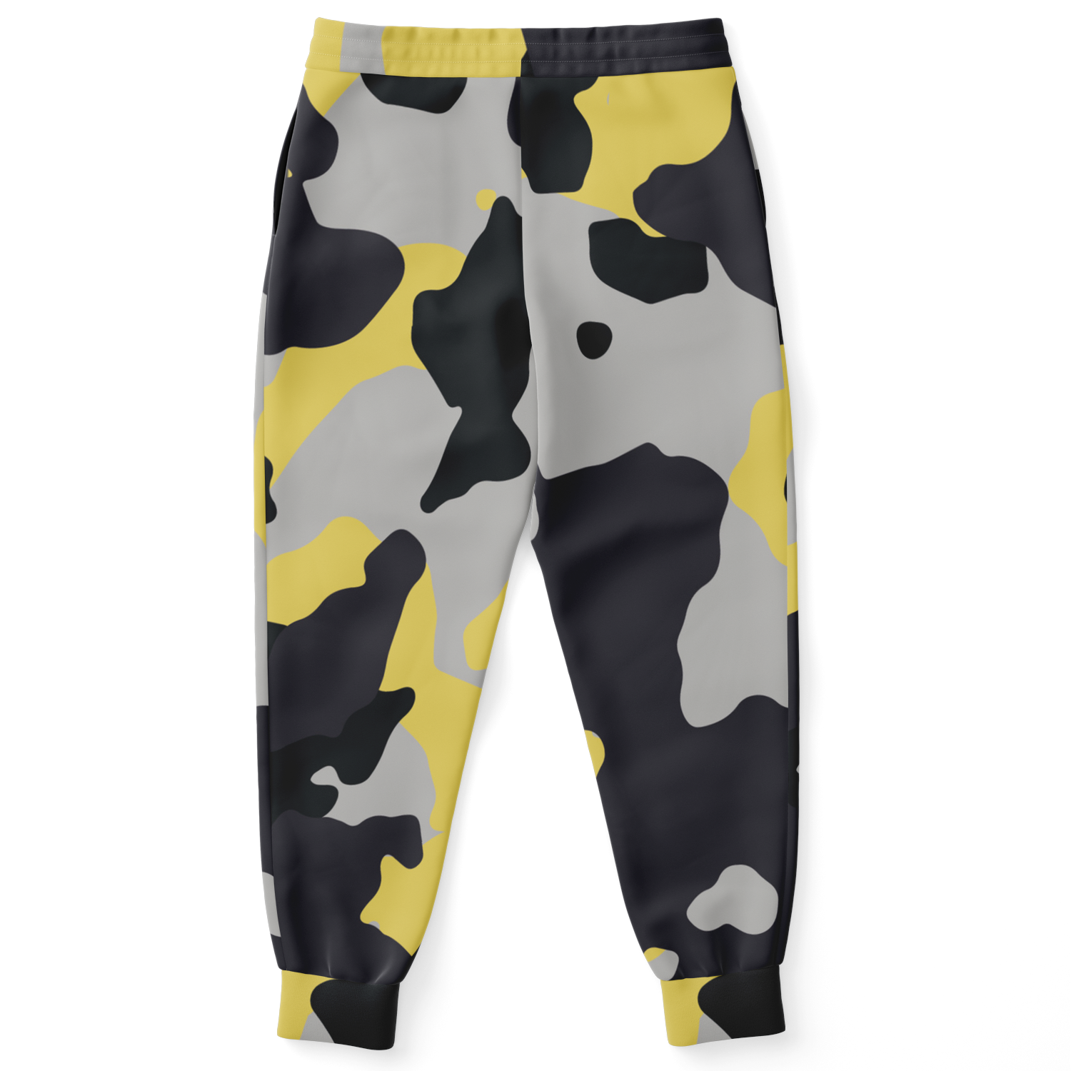 Camo Sweatpants | Unisex | Yellow, Black & Silver Camouflage