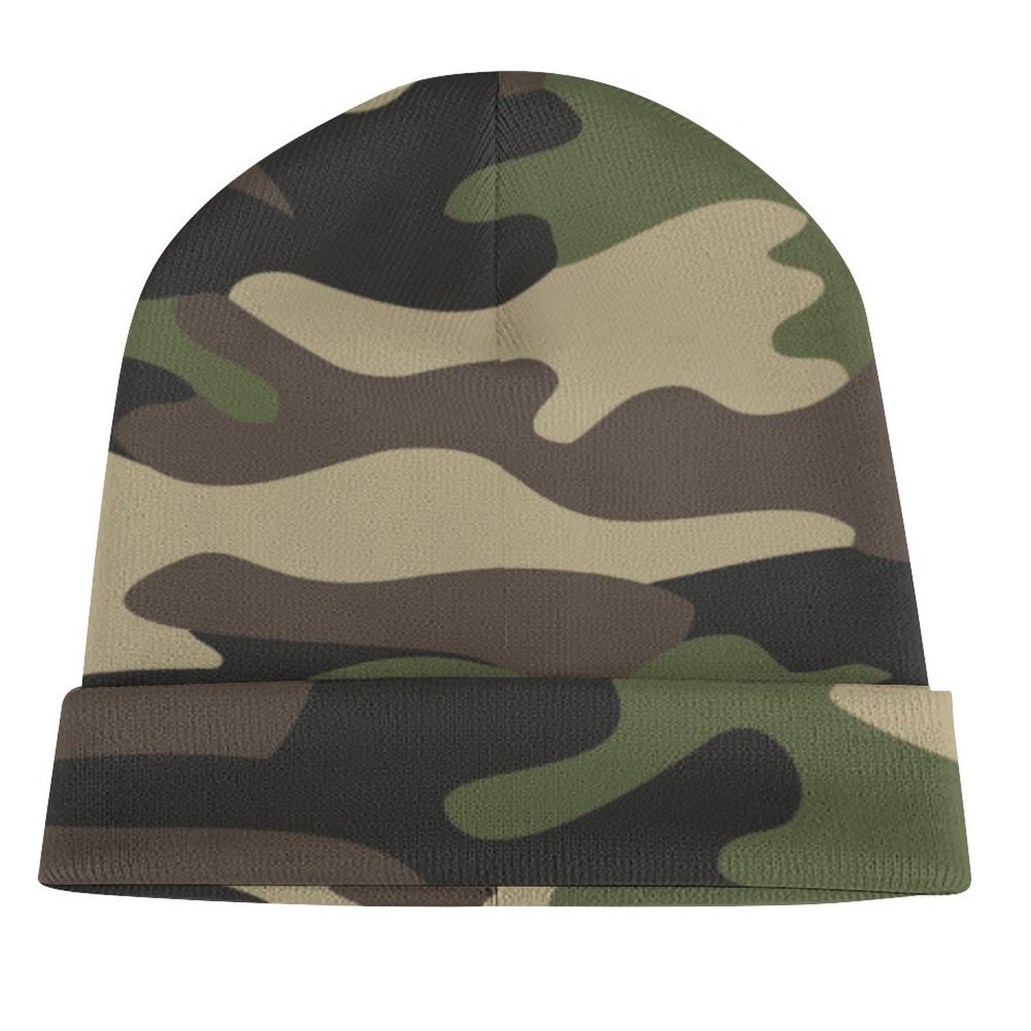 Camo Beanie | Classic Green Camouflage