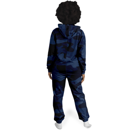 Camo Onesie | Deep Blue Camouflage