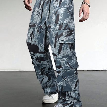 Men's Camo Cargo Pants | Loose Fit, Multi-Pocket Design