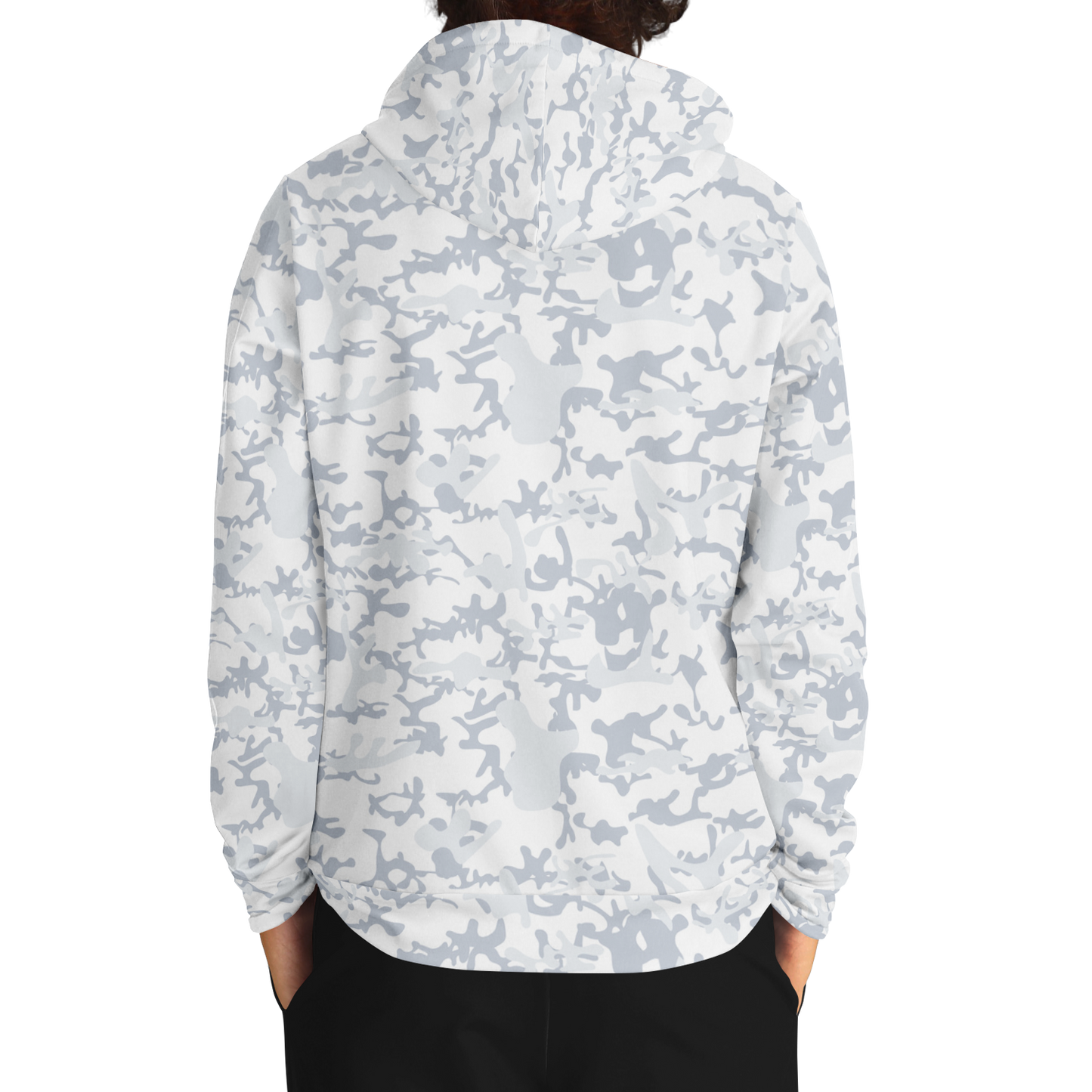 White Camo Hoodie | Army Snow Grunge