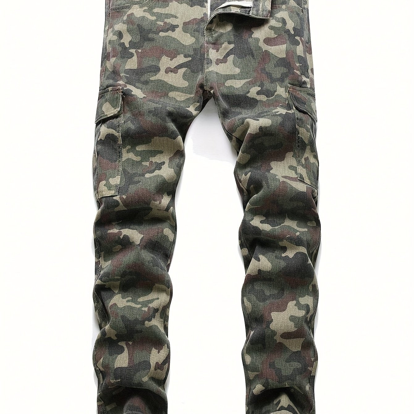 Men's Camouflage Denim Jeans | Non-Stretch Twill Weave