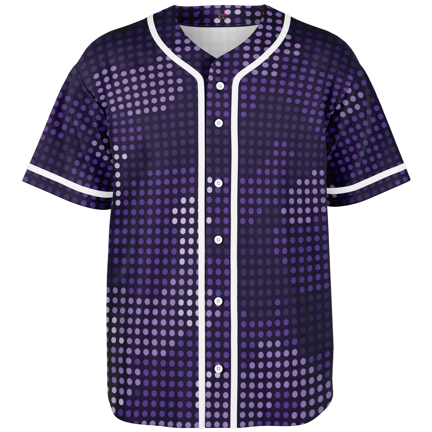 Camo Baseball Jersey | Blue Led Screen Camouflage