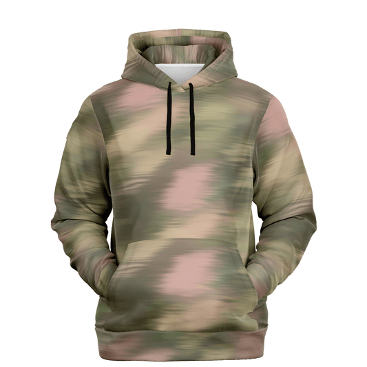 Washed Out Camo Hoodie | Soft Focus Light Watercolor Effect