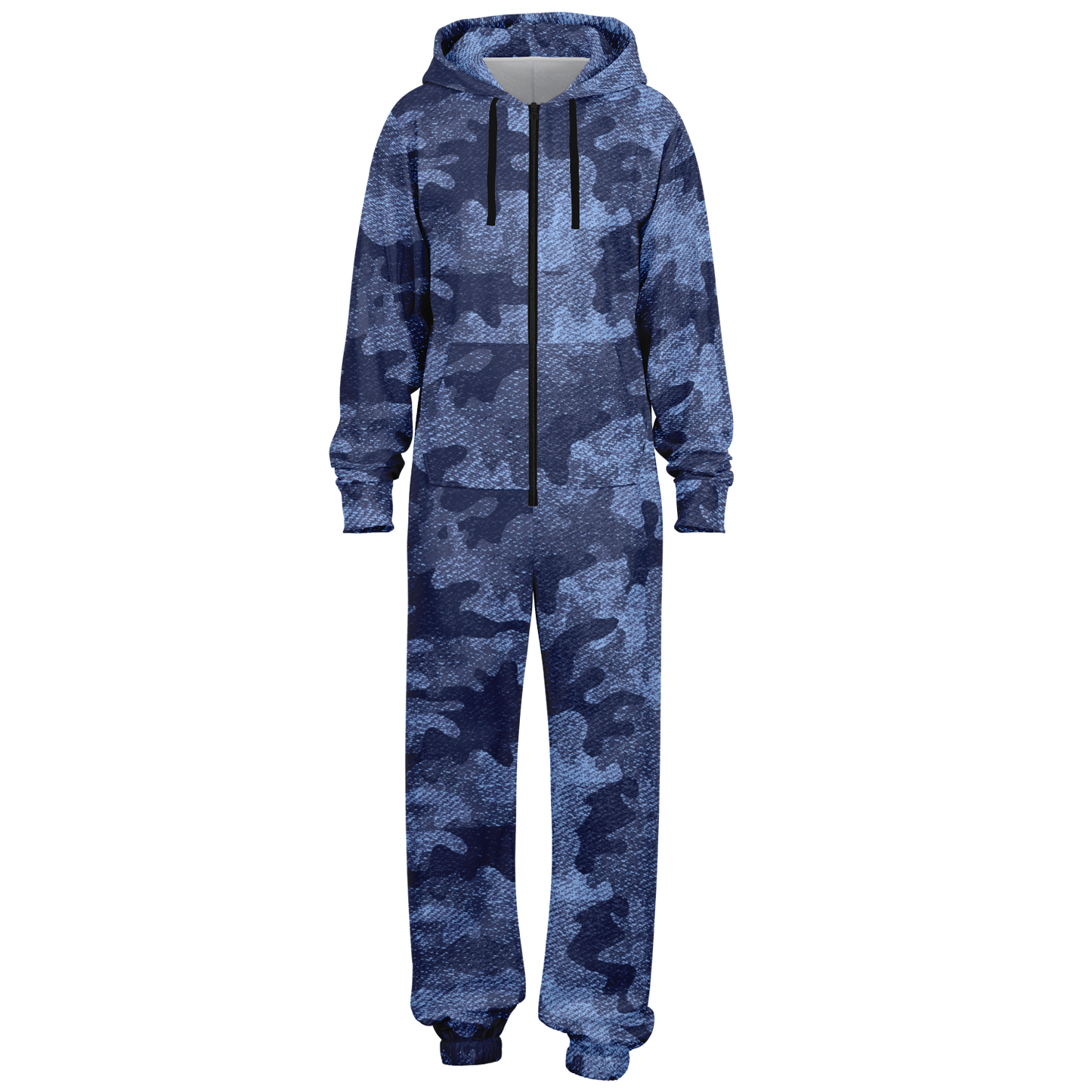 Camo Onesie | Denim Blue Camouflage