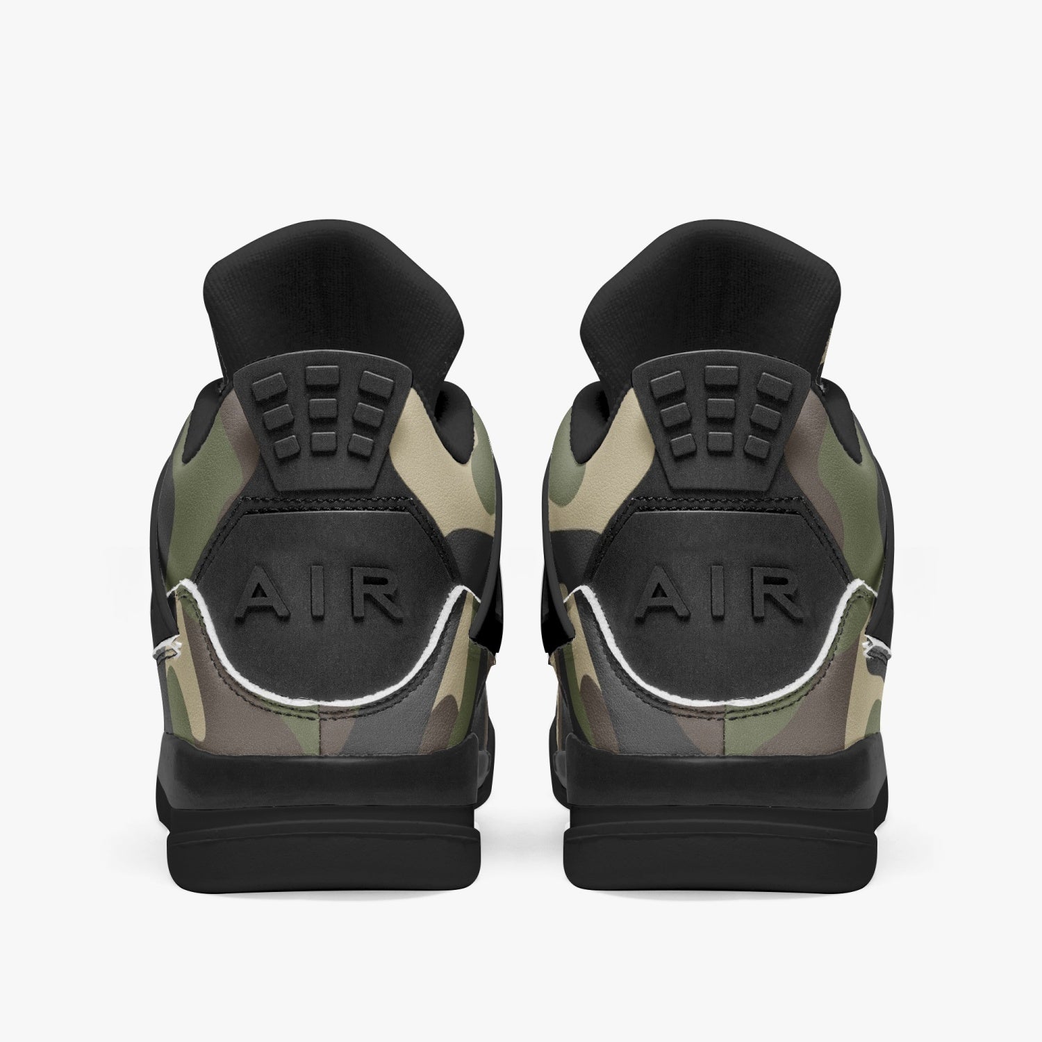 Brown Camo Jordans AJ4 | Classic Military Camouflage