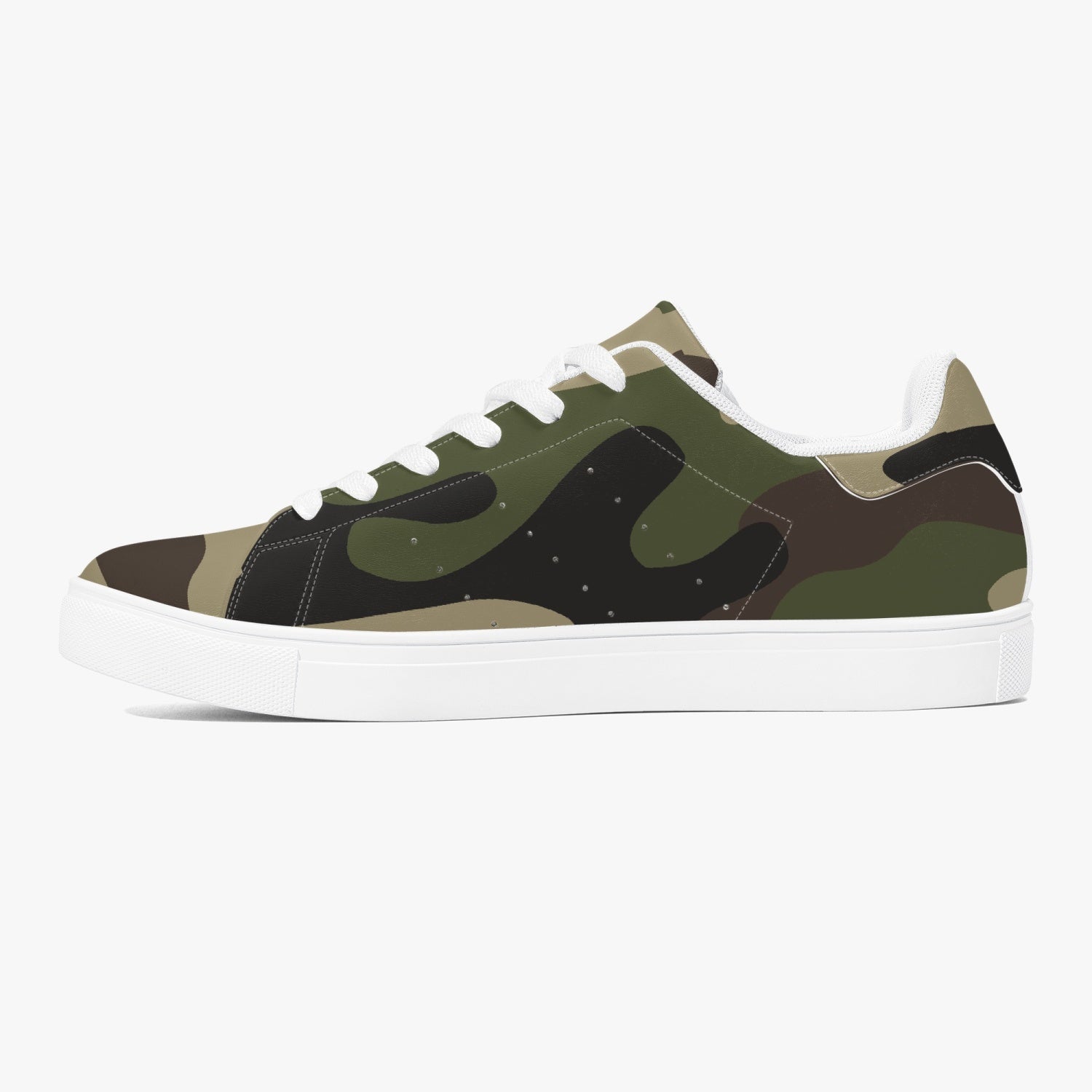 Camo Sneakers | Classic Low-Top Leather | Classic Green