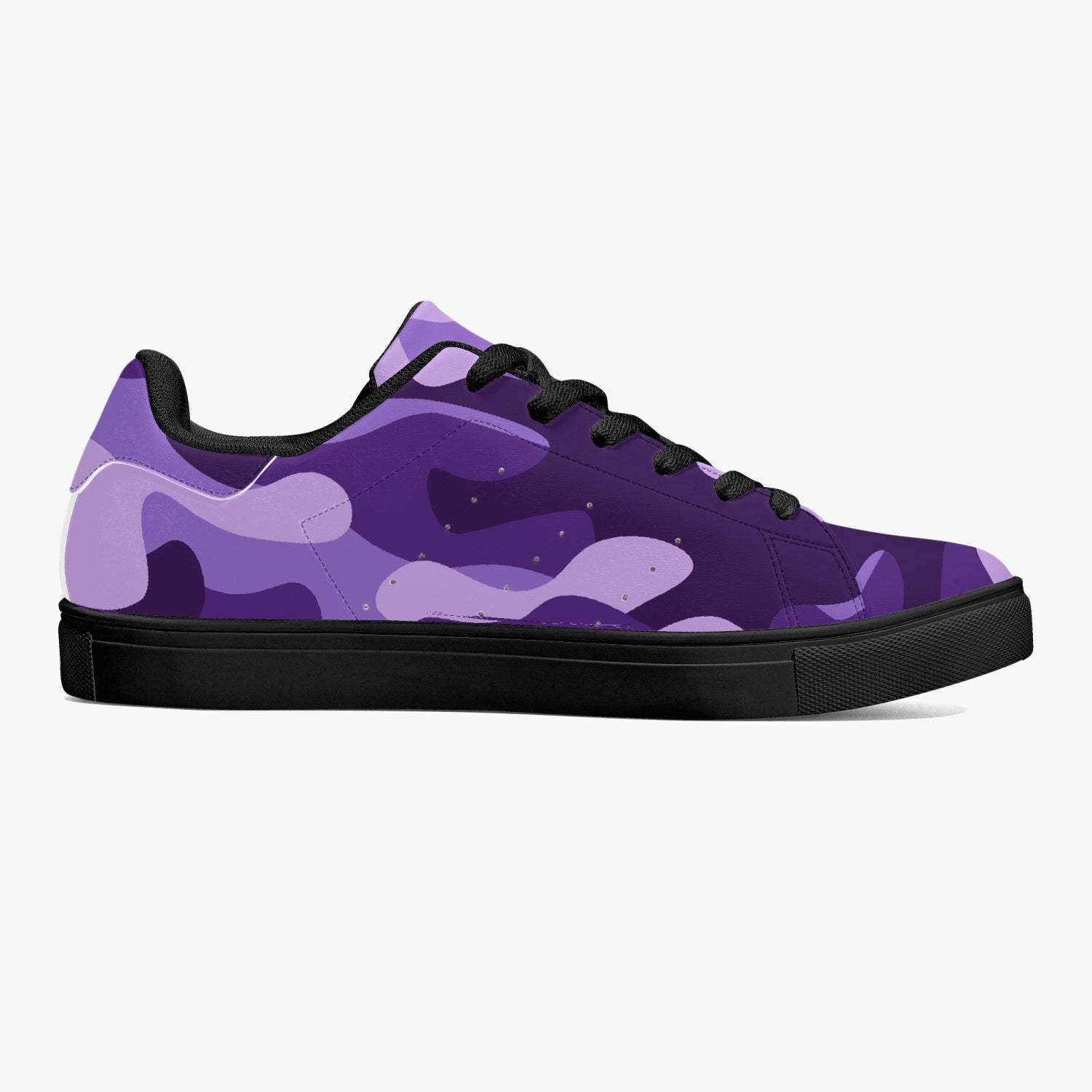 Camo Sneakers | Classic Low-Top | Purple, Blue, & Mauve