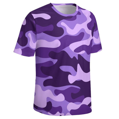 Camo Shirt | Purple, Blue & Mauve Camouflage T