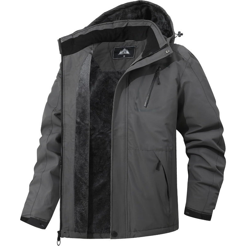 Men's Winter Ski Jacket with Hood | Ultra Warm, Waterproof