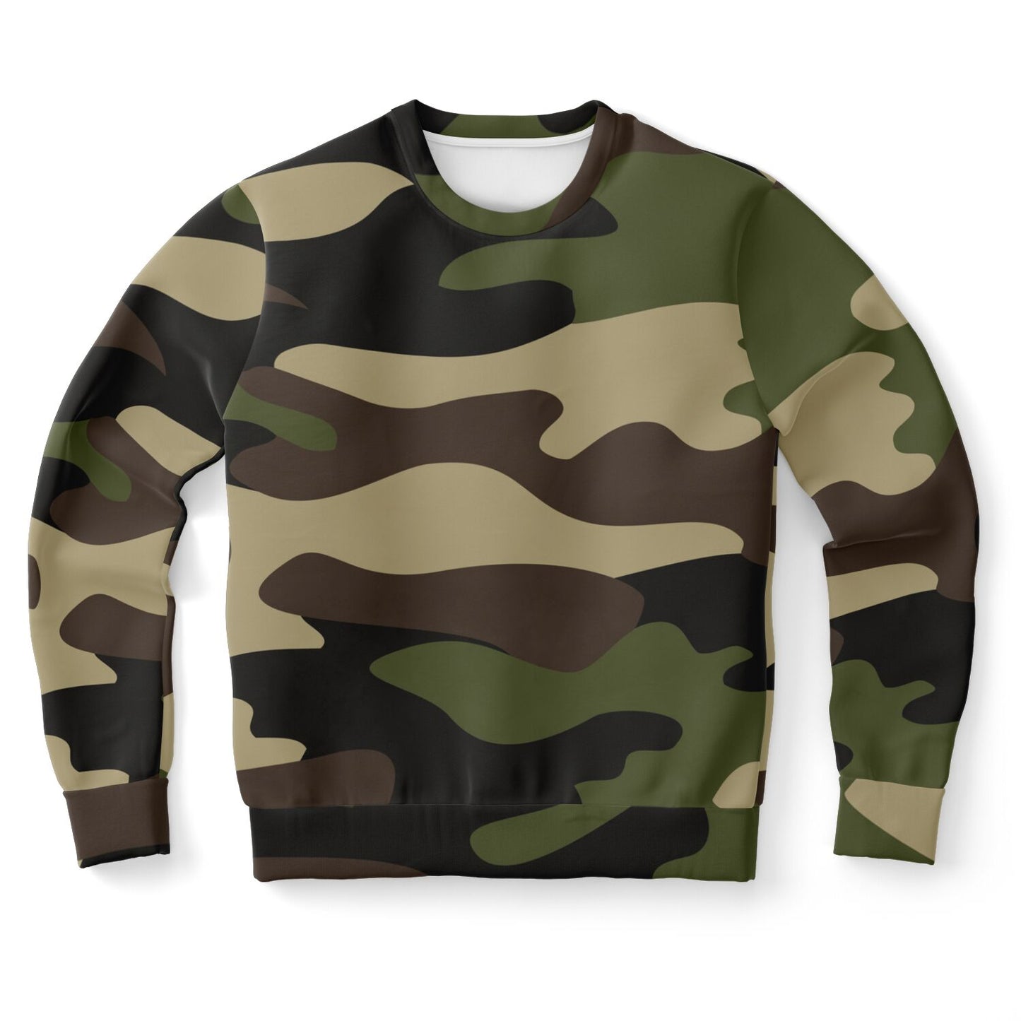 Camo Sweatshirt | Unisex | Classic Green