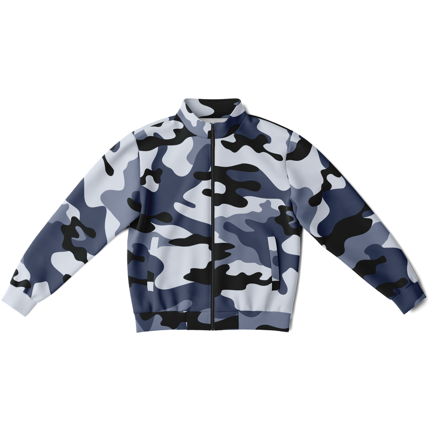 Camo Track Jacket | Light Blue Camouflage