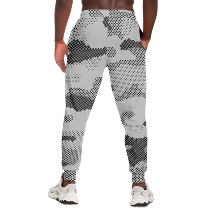 Camo Sweatpants | Black & White Digital Dotted