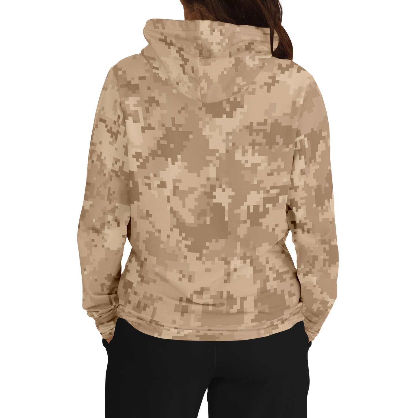 Brown Camo Hoodie | Pixel Digital Camouflage