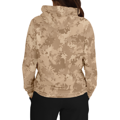 Brown Camo Hoodie | Pixel Digital Camouflage