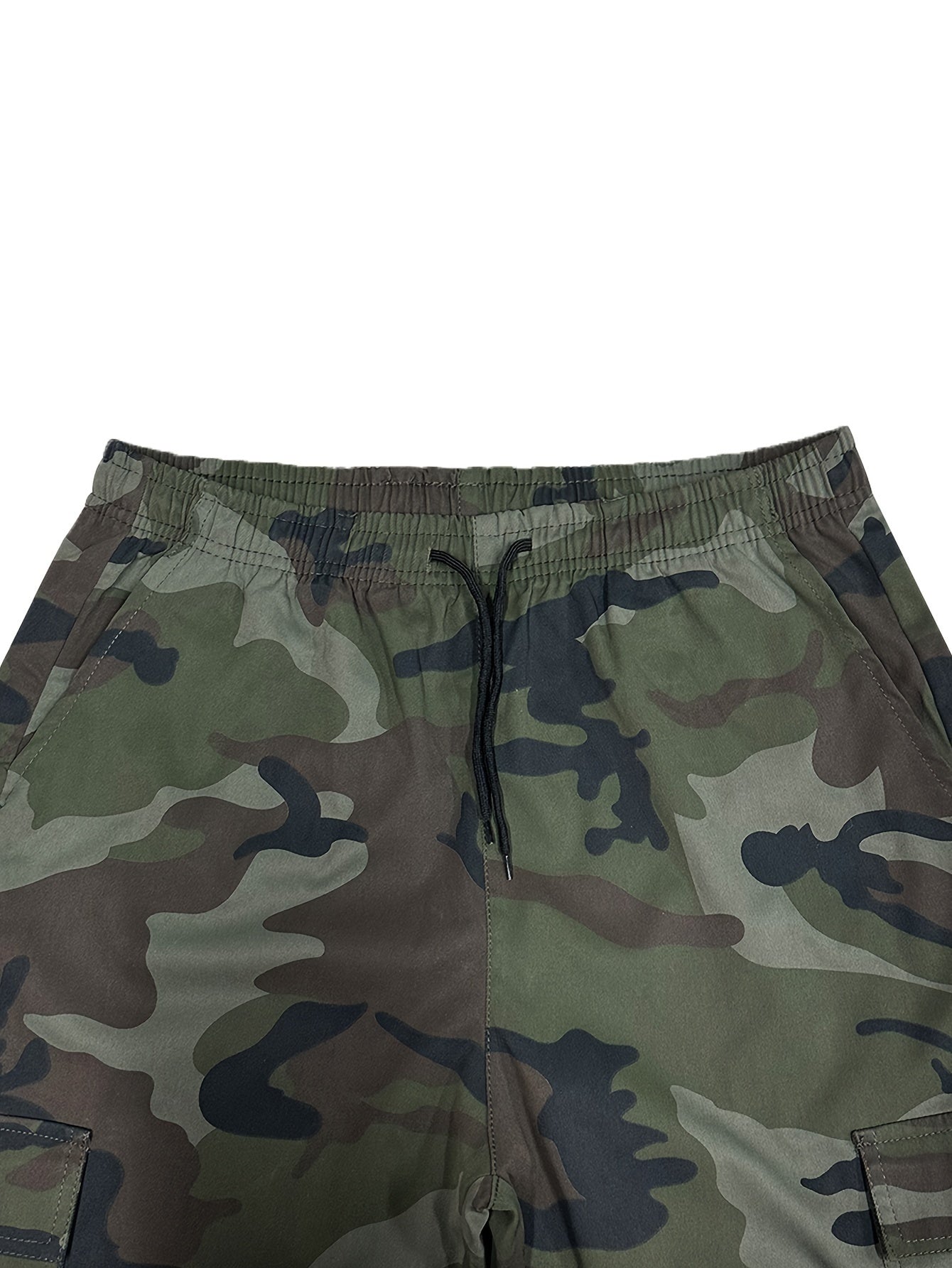 Men's Camo Cargo Pants With Side Pockets