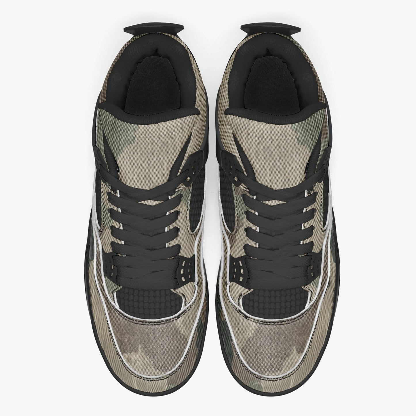 Camo Jordans AJ4 | Dirty Brown Camouflage