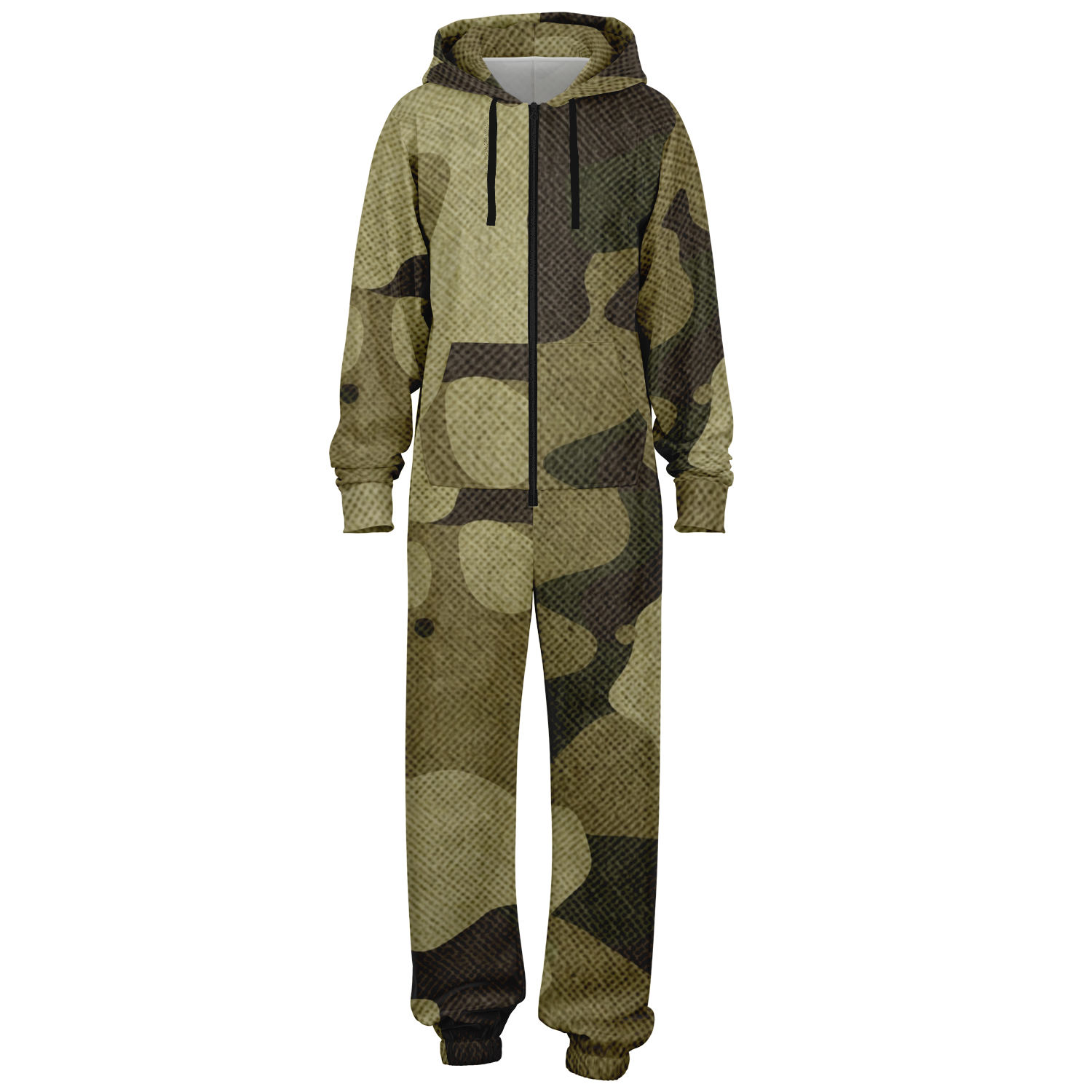 Camo Onesie | Green Fabric Camouflage