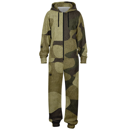 Camo Onesie | Green Fabric Camouflage