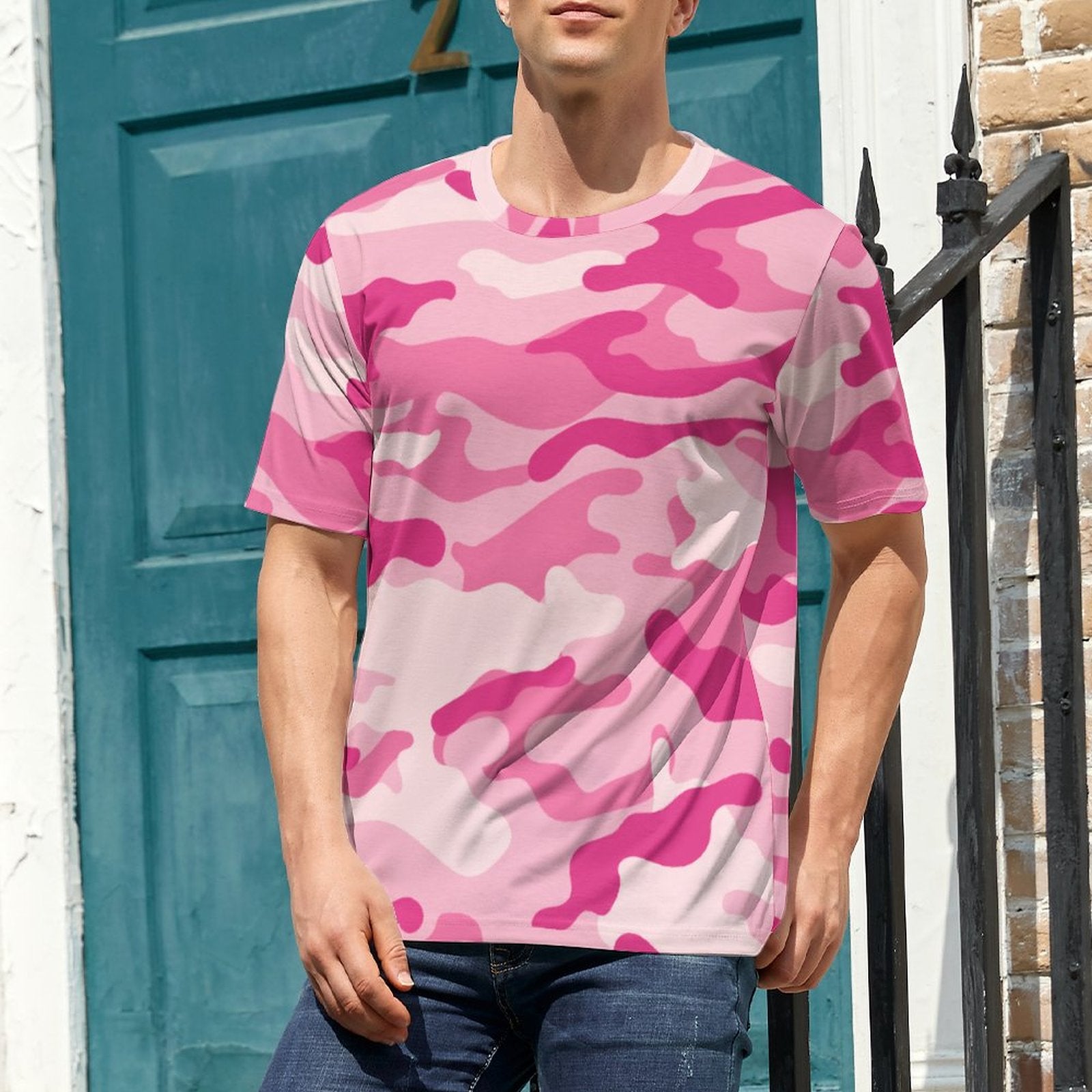 Camo Shirt | Lavender Pink Camouflage T