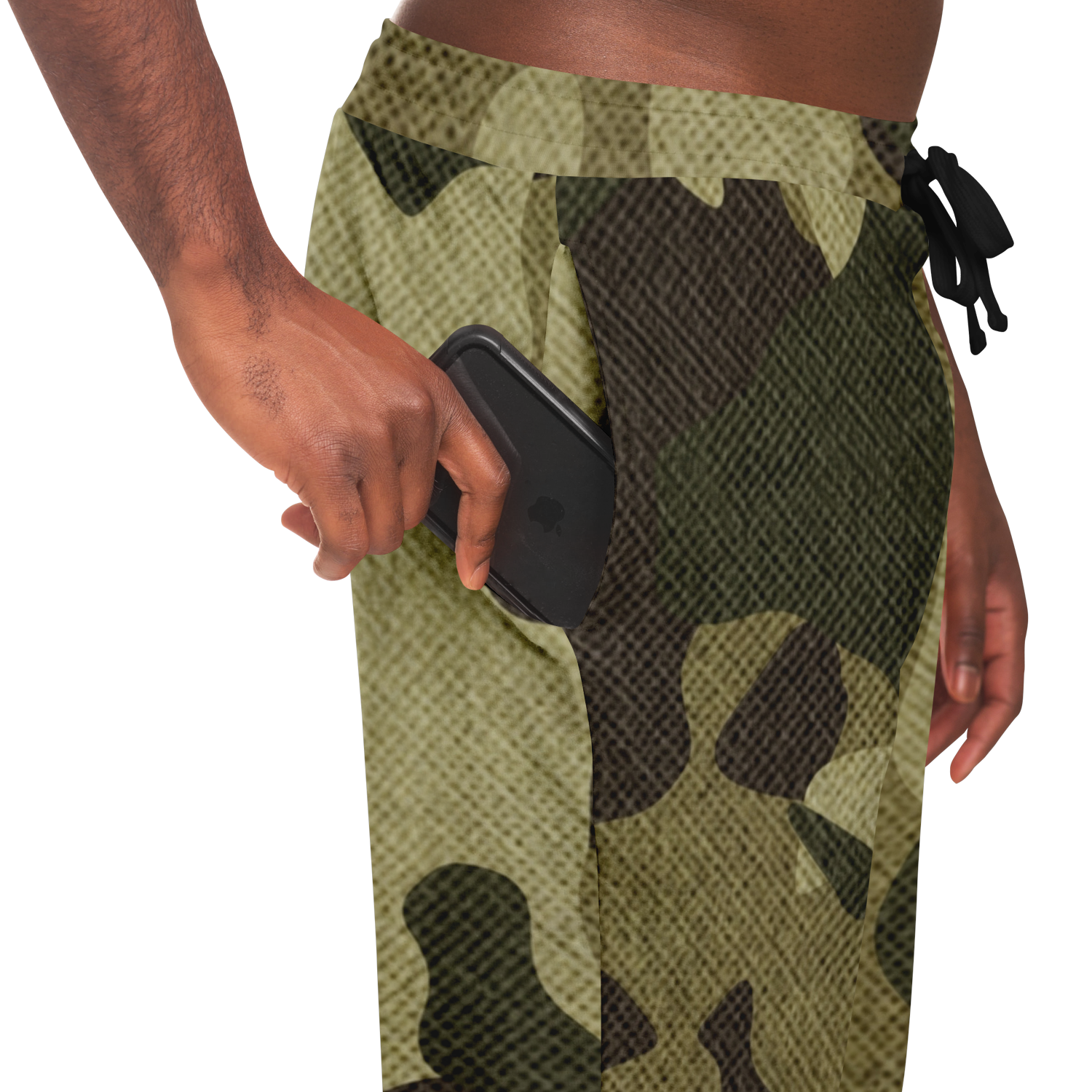 Camo Sweatpants | Unisex | Green Fabric Camouflage