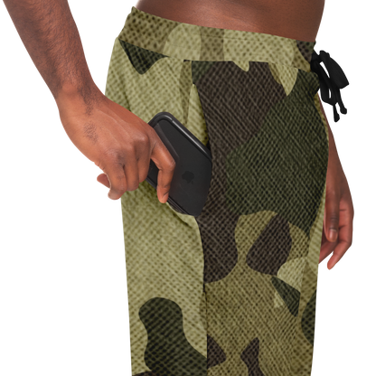 Camo Sweatpants | Unisex | Green Fabric Camouflage