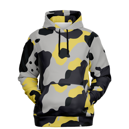 Camo Hoodie | Yellow, Black & Silver Camouflage