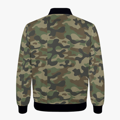 Women's Camo Bomber Jacket | Military Brown Camouflage