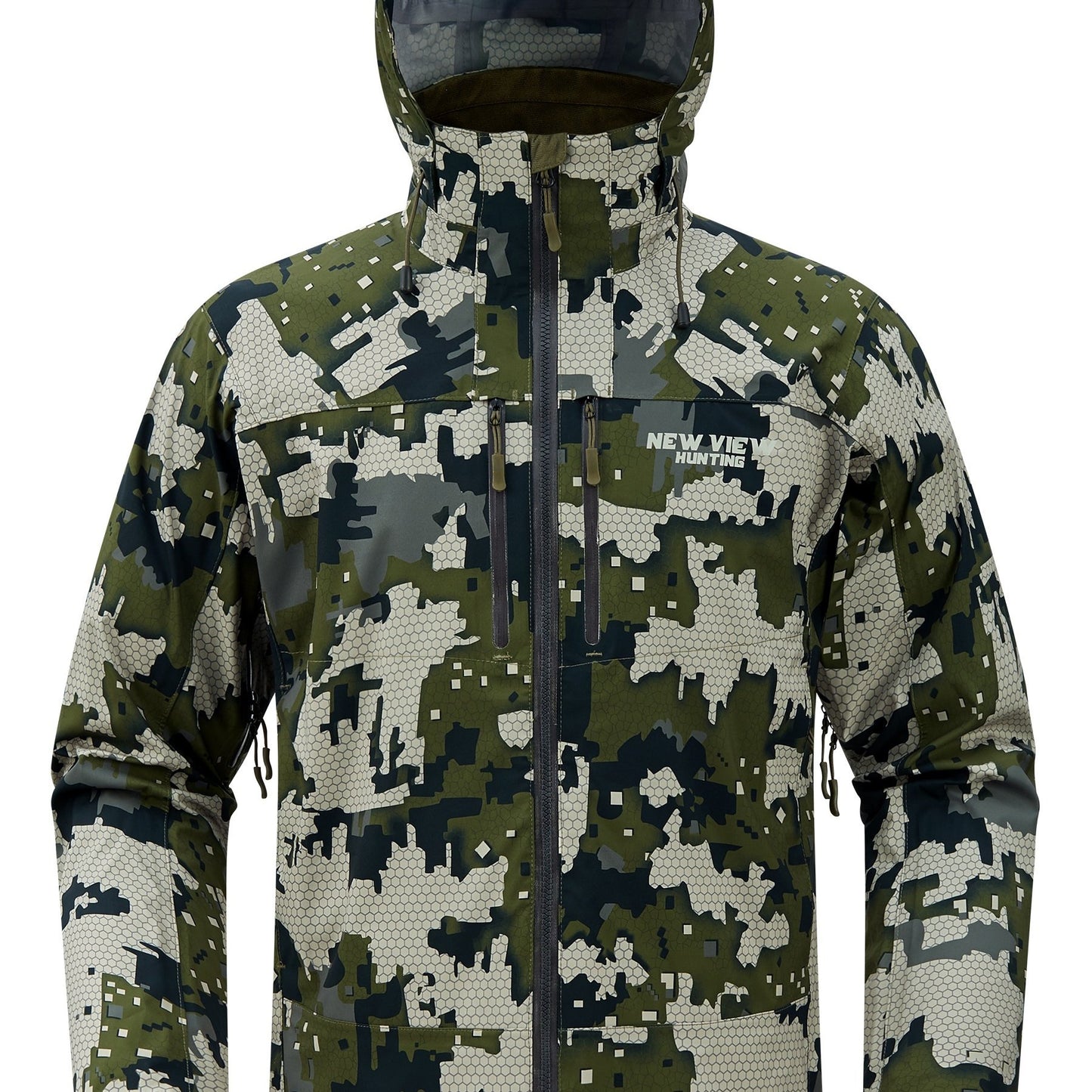 Men's Stretch Rain Coat | Waterproof Hooded Storm Shell